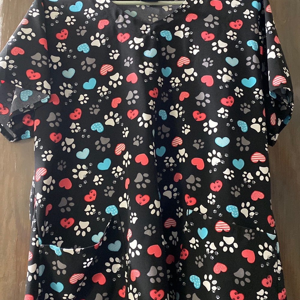 Women’s Zoe + Chloe Large Scrub Top